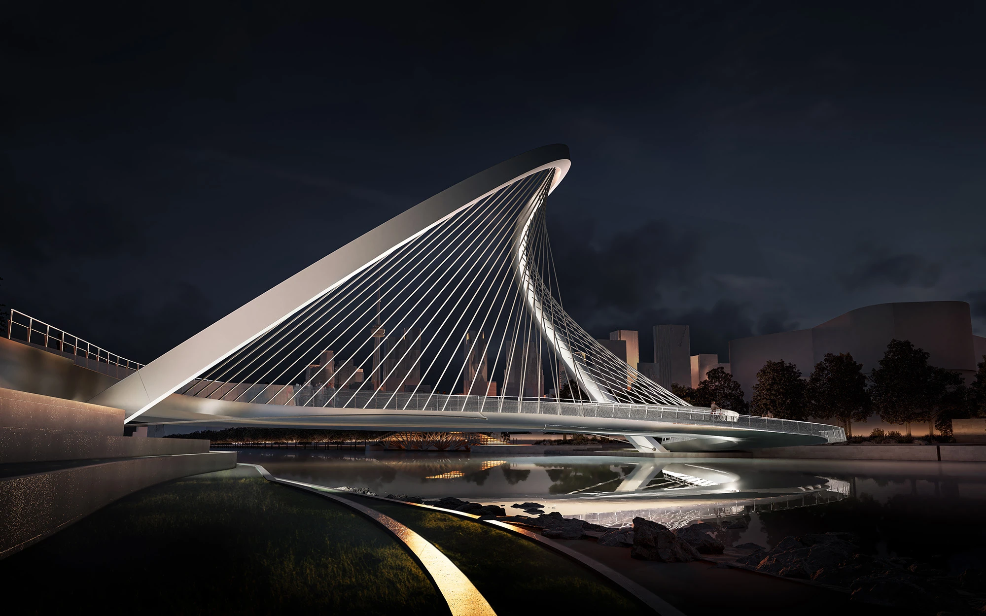 Render of the Equinox Bridge