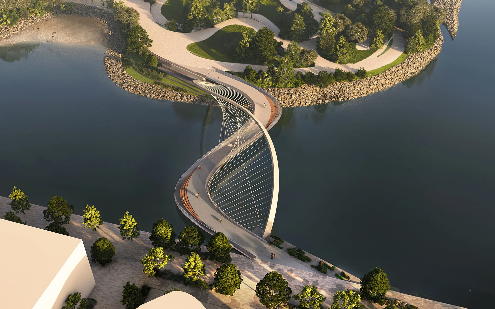 Render of the Equinox Bridge