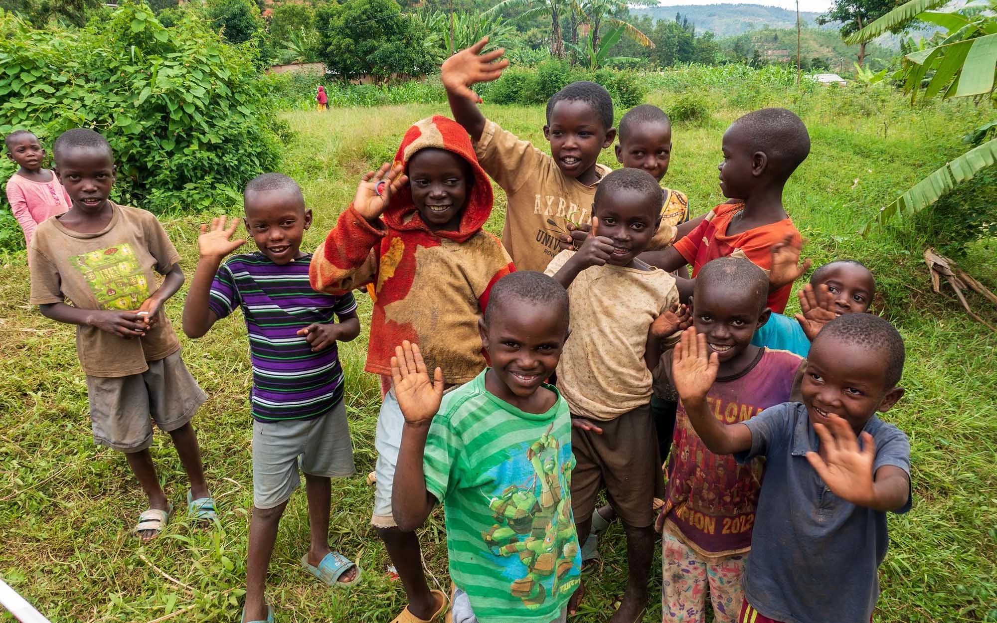 local children in rwanda
