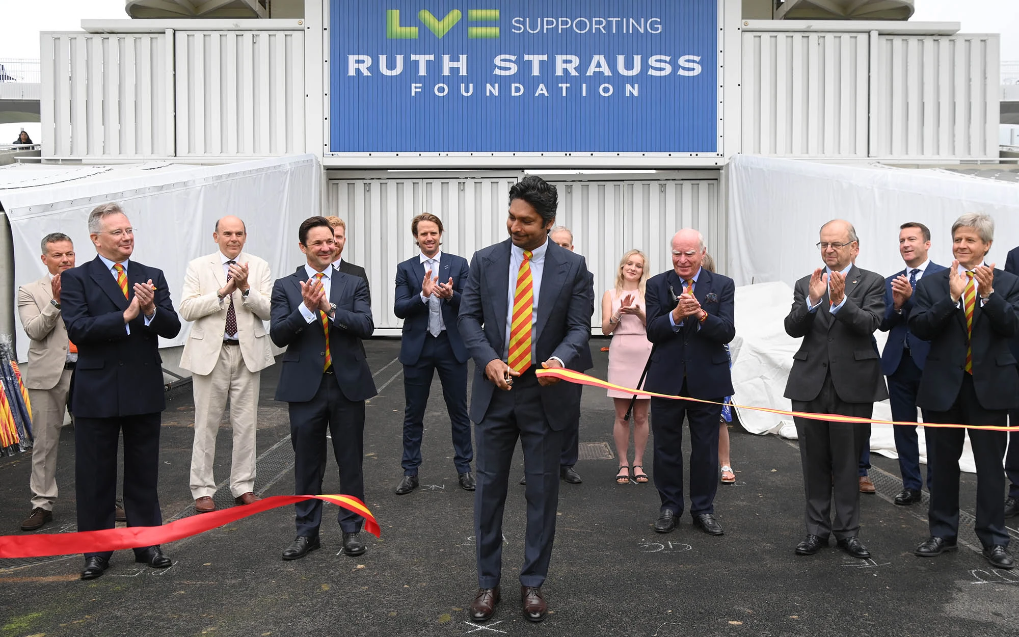 ribbon cutting at lord's cricket ground