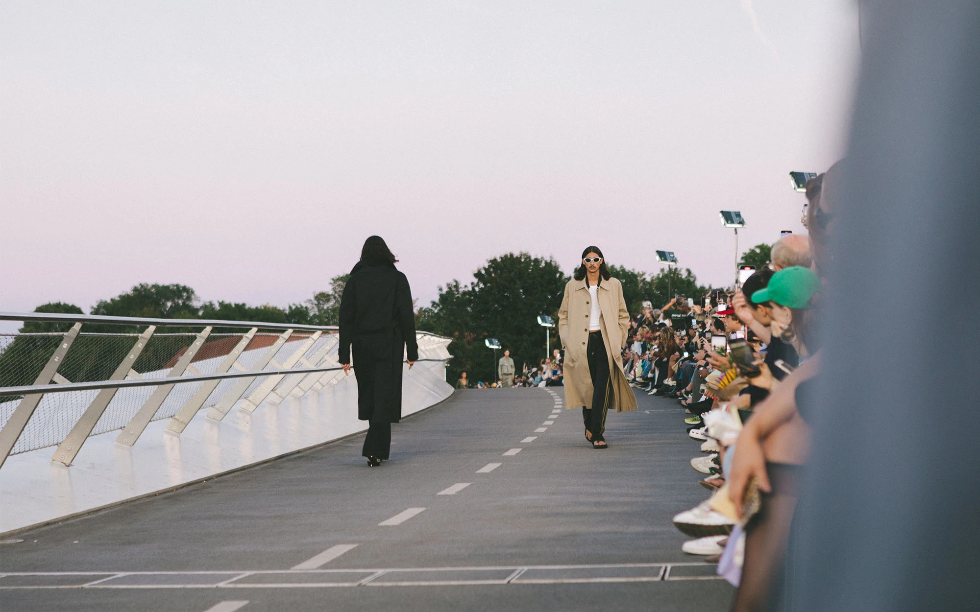 lille langebro bridge wood wood fashion show