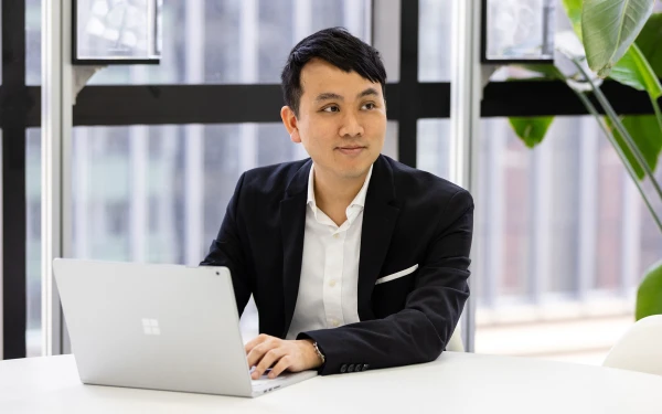 portrait of associate director Mark Chan