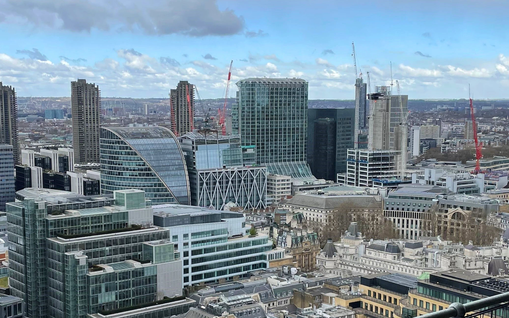 21 Moorfields shown in city context