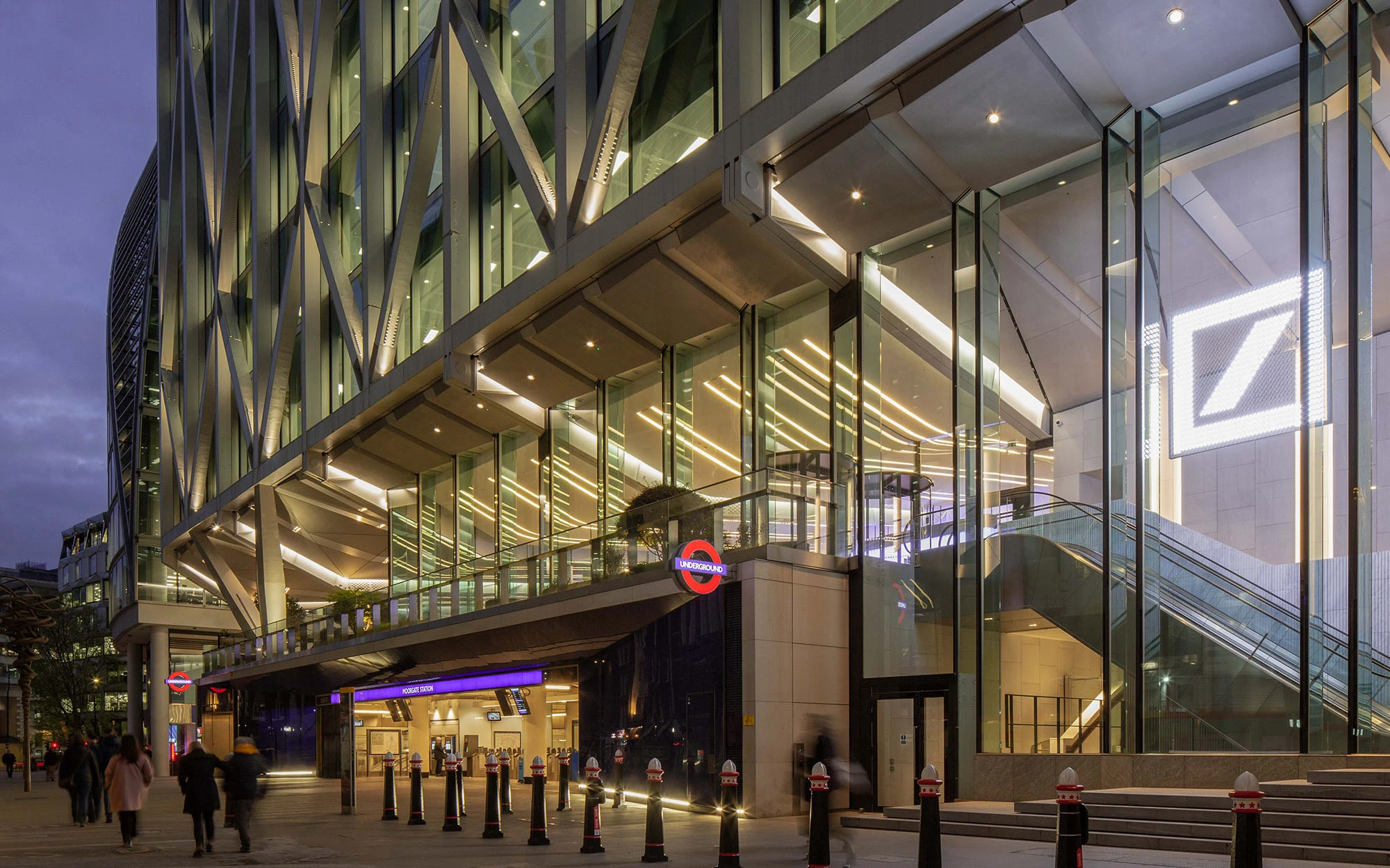 Street view of Deutsche Bank's new headquarter