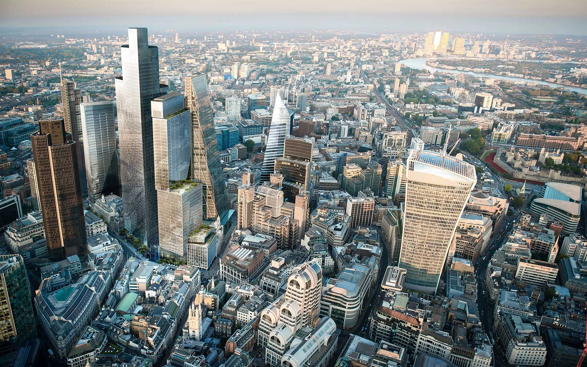 8 Bishopsgate render in London context