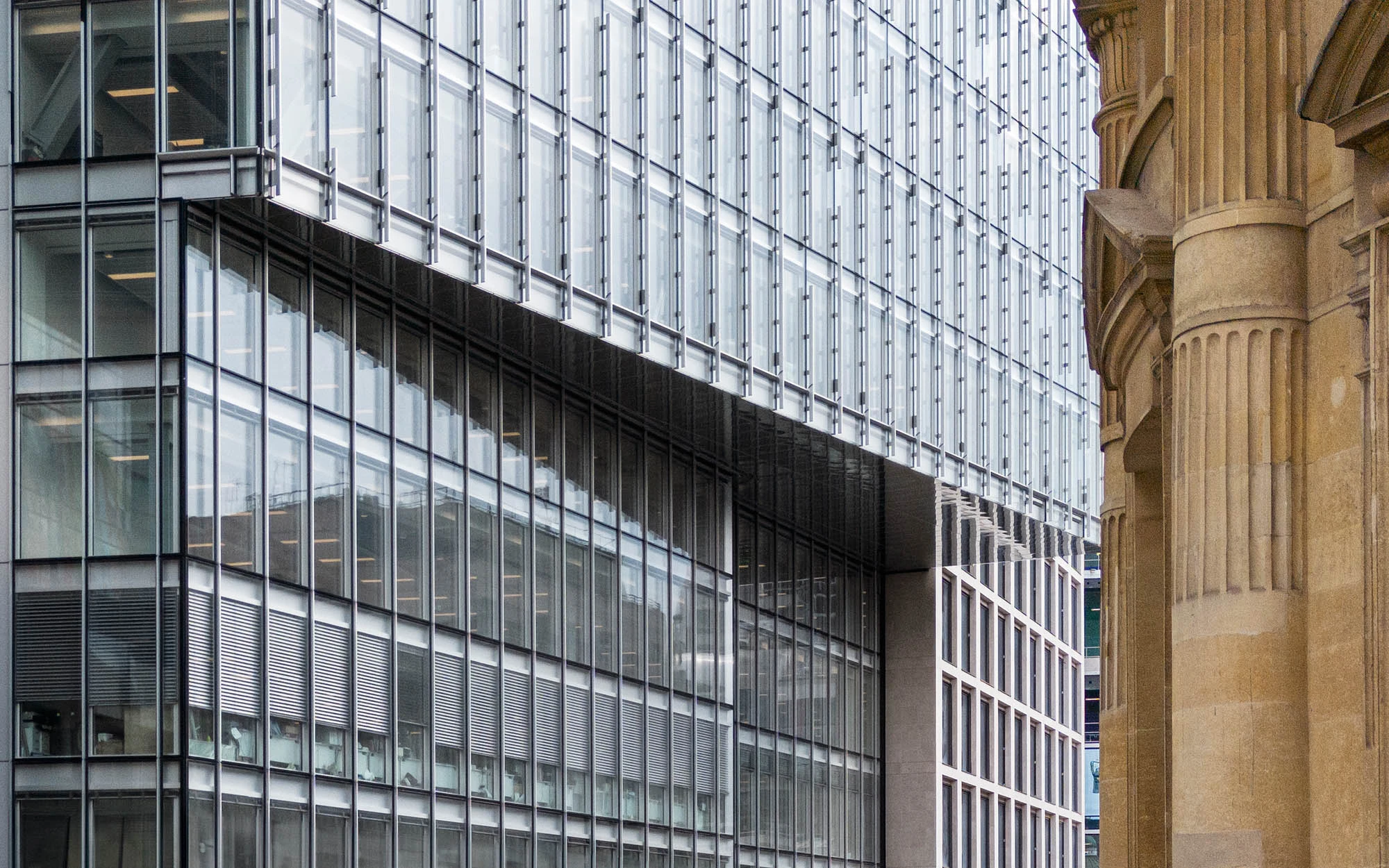 Cladding detail on 8 Bishopsgate