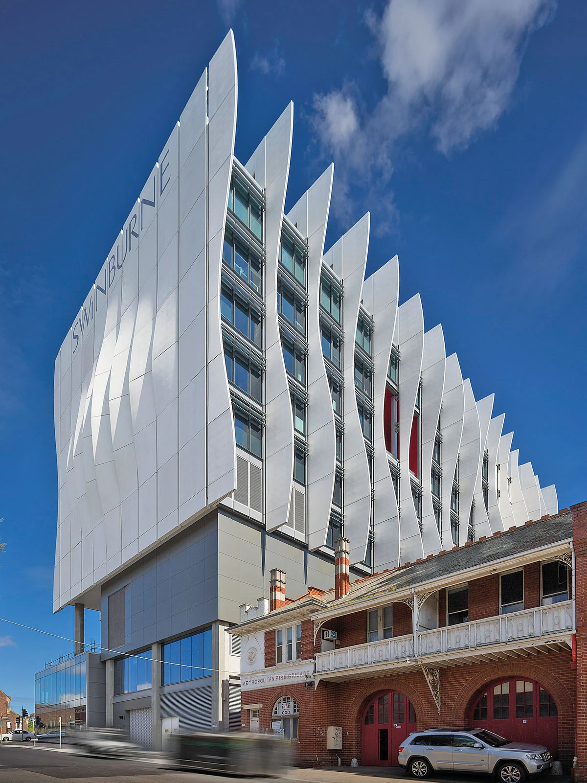 Exterior of Swinburne Advanced Manufacturing and Design Centre