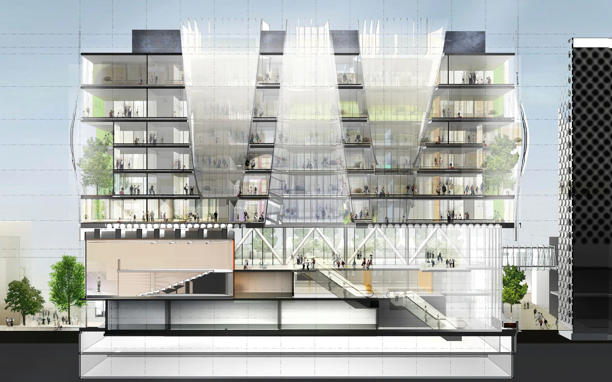 Render of Swinburne Advanced Manufacturing and Design Centre