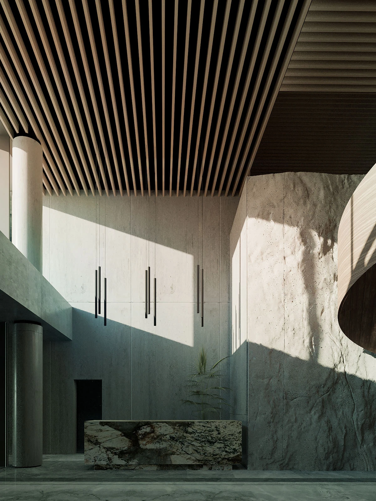 render of reception
