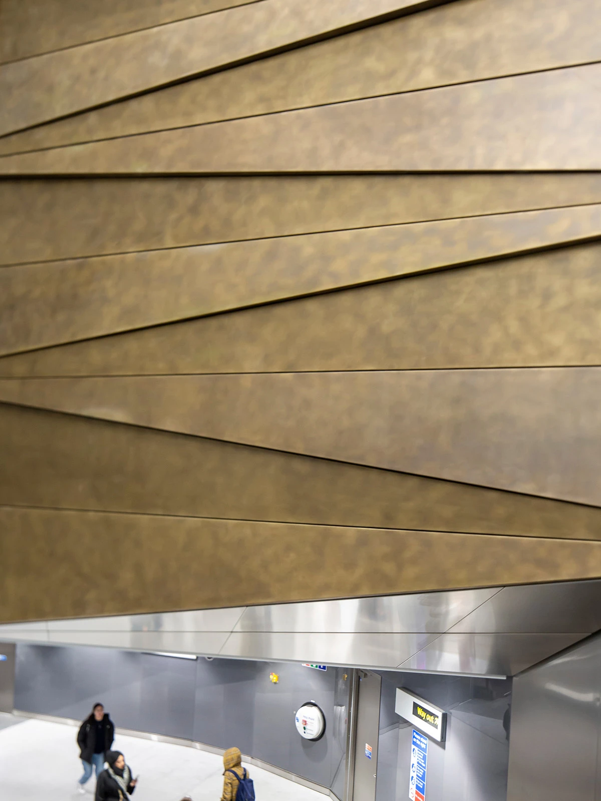 Interior detail of Bank Station