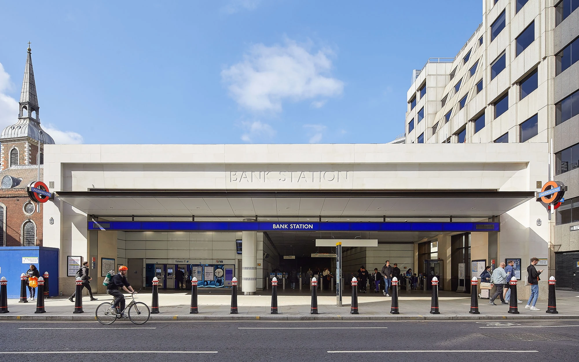 Exterior of Bank Station