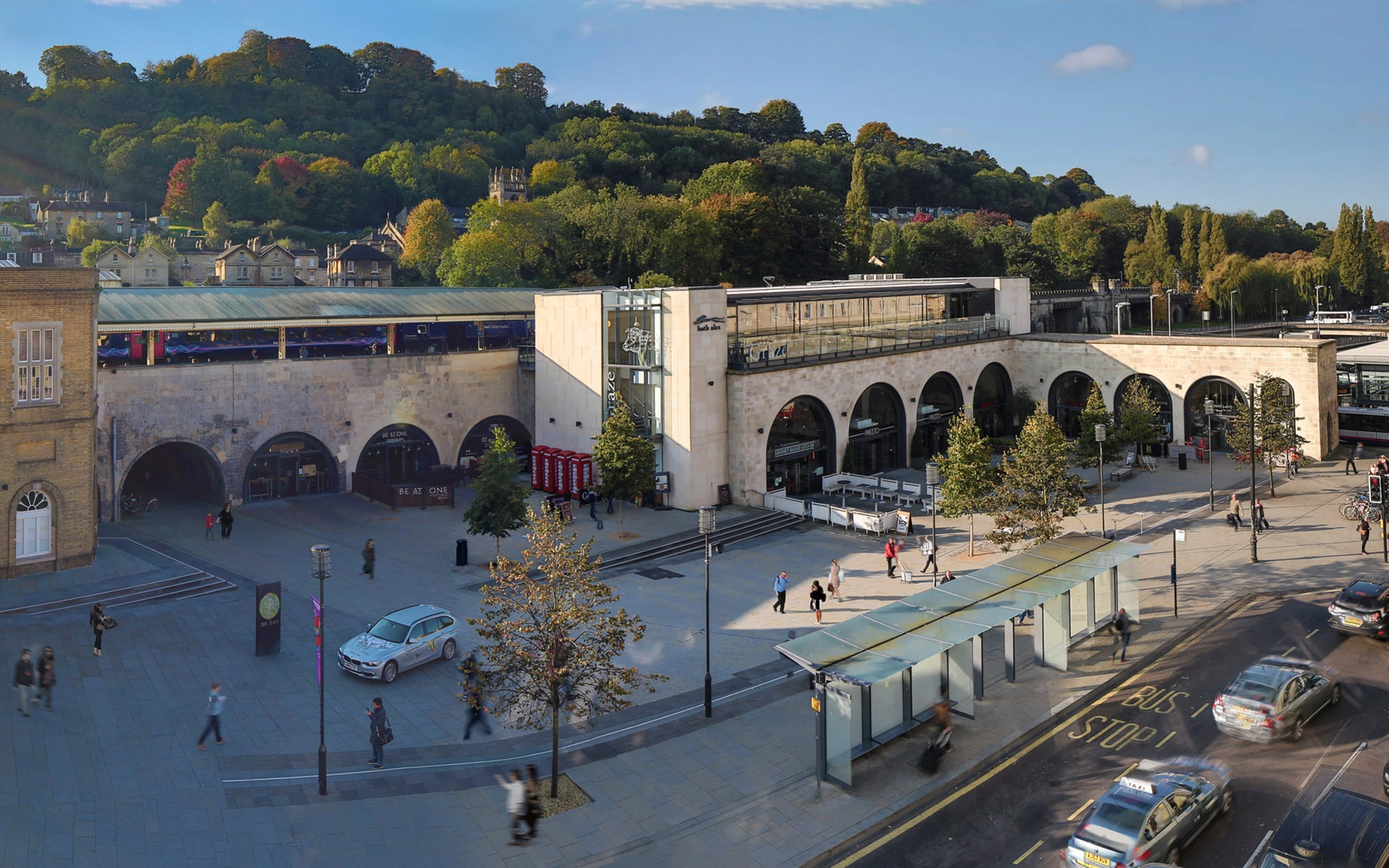Context image of the Bath Railway Station