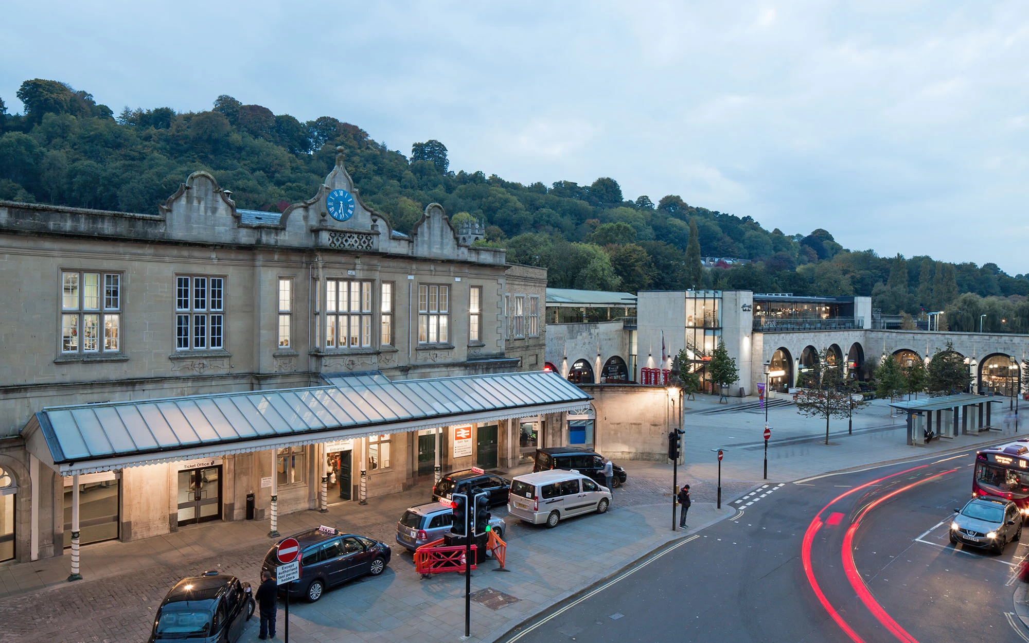 Context image of the Bath Railway Station