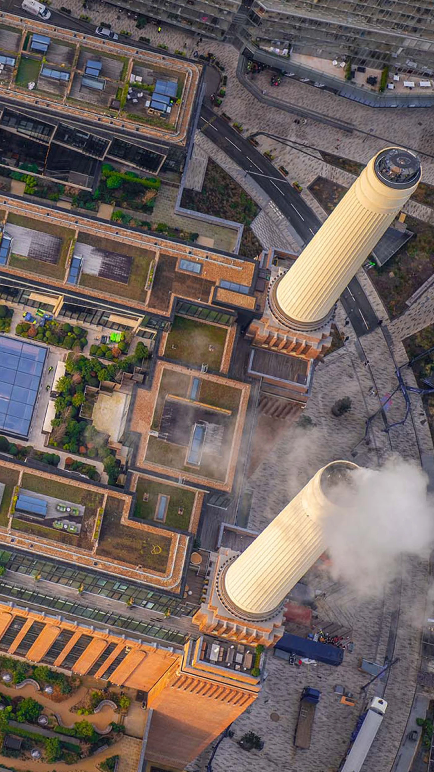 WilkinsonEyre — aerial roof photo of Battersea Power Station