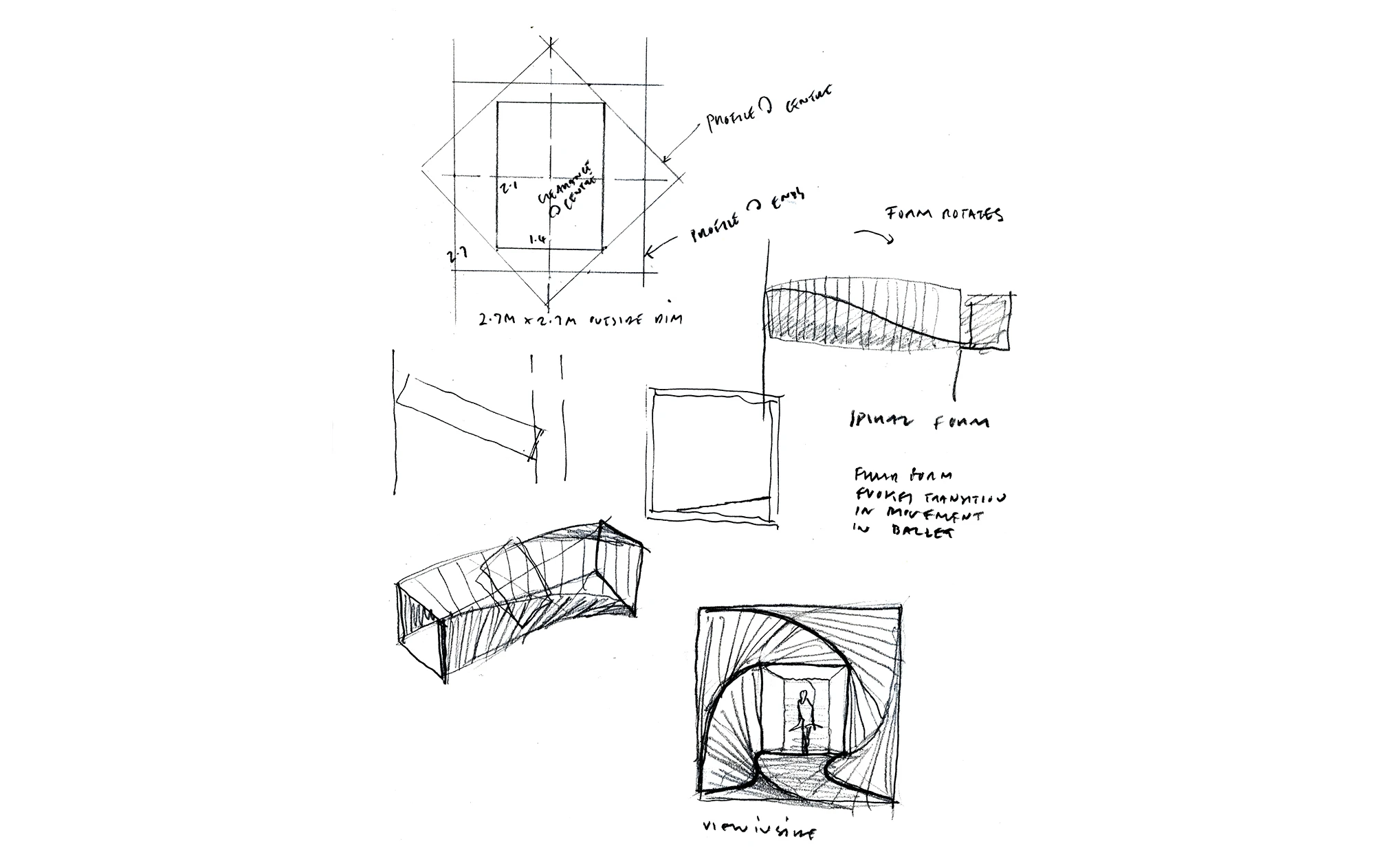 Concept sketch of the Bridge of Aspiration