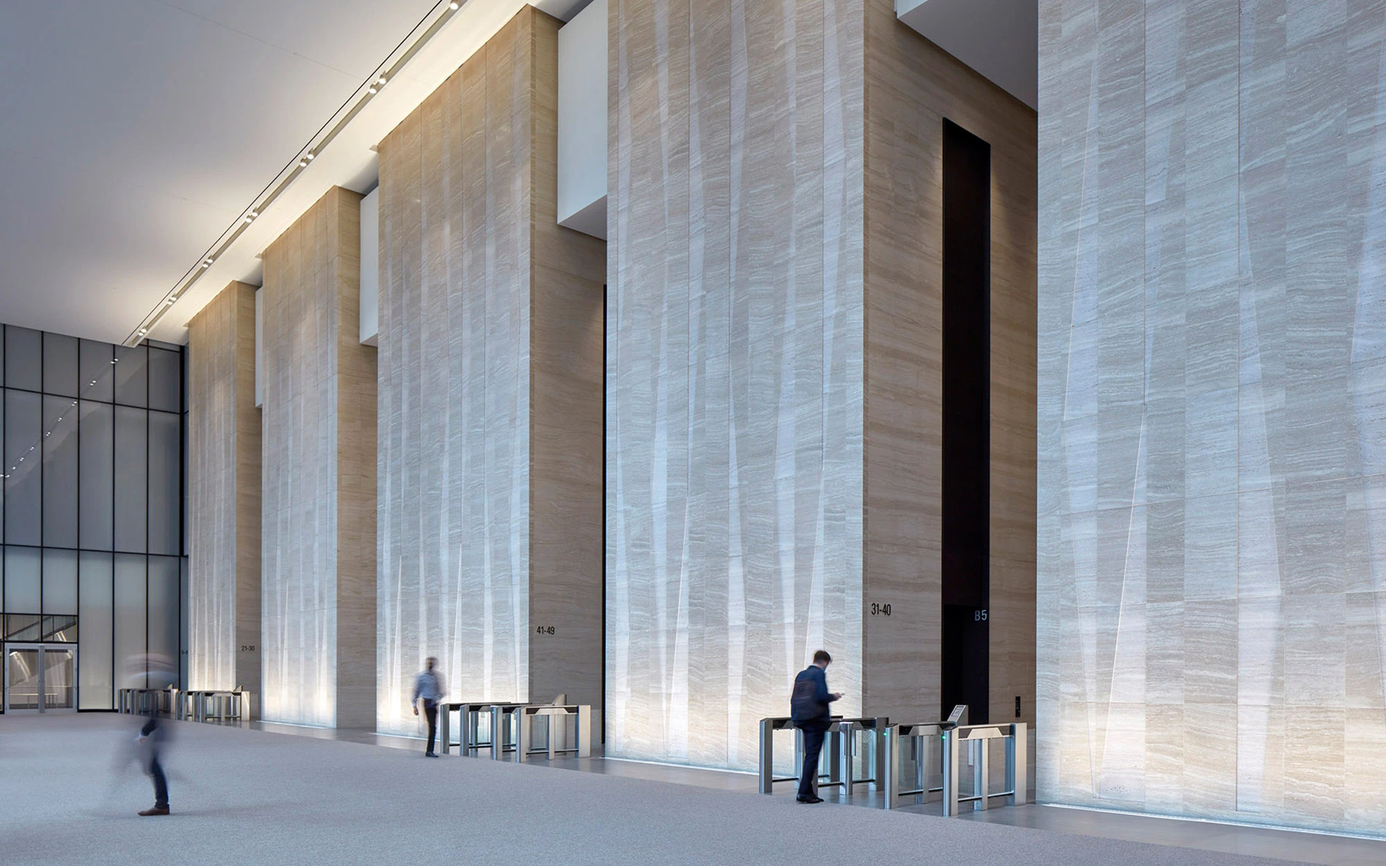 Lobby inside CIBC Square