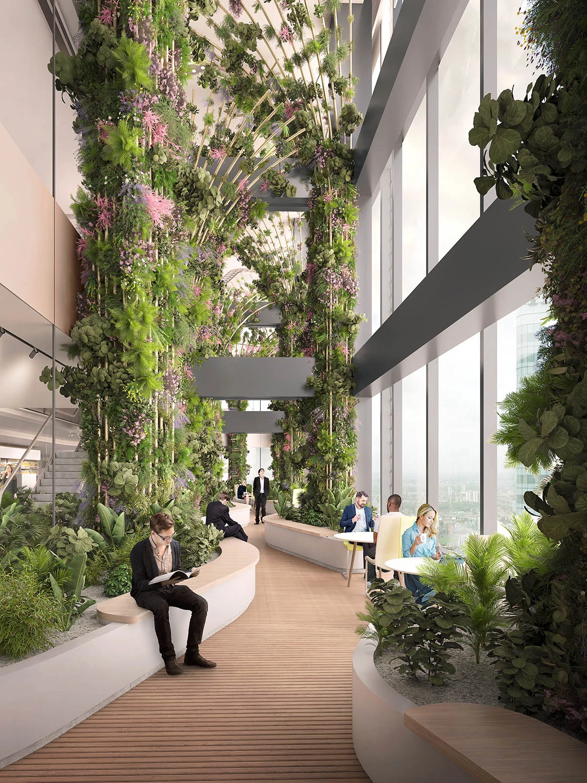 Interior Render of Citi Bank HQ