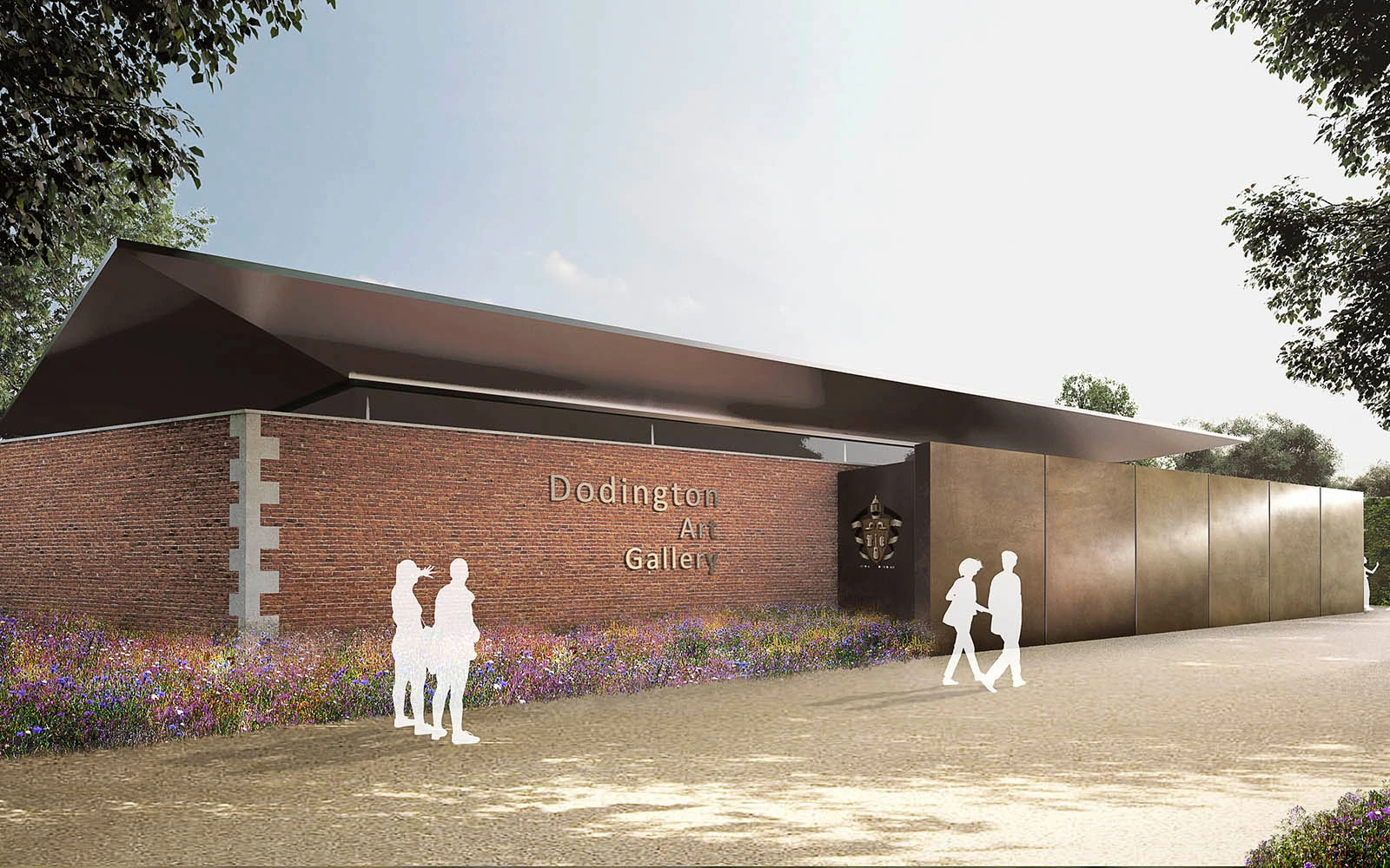 Exterior render of Doddington Art Gallery
