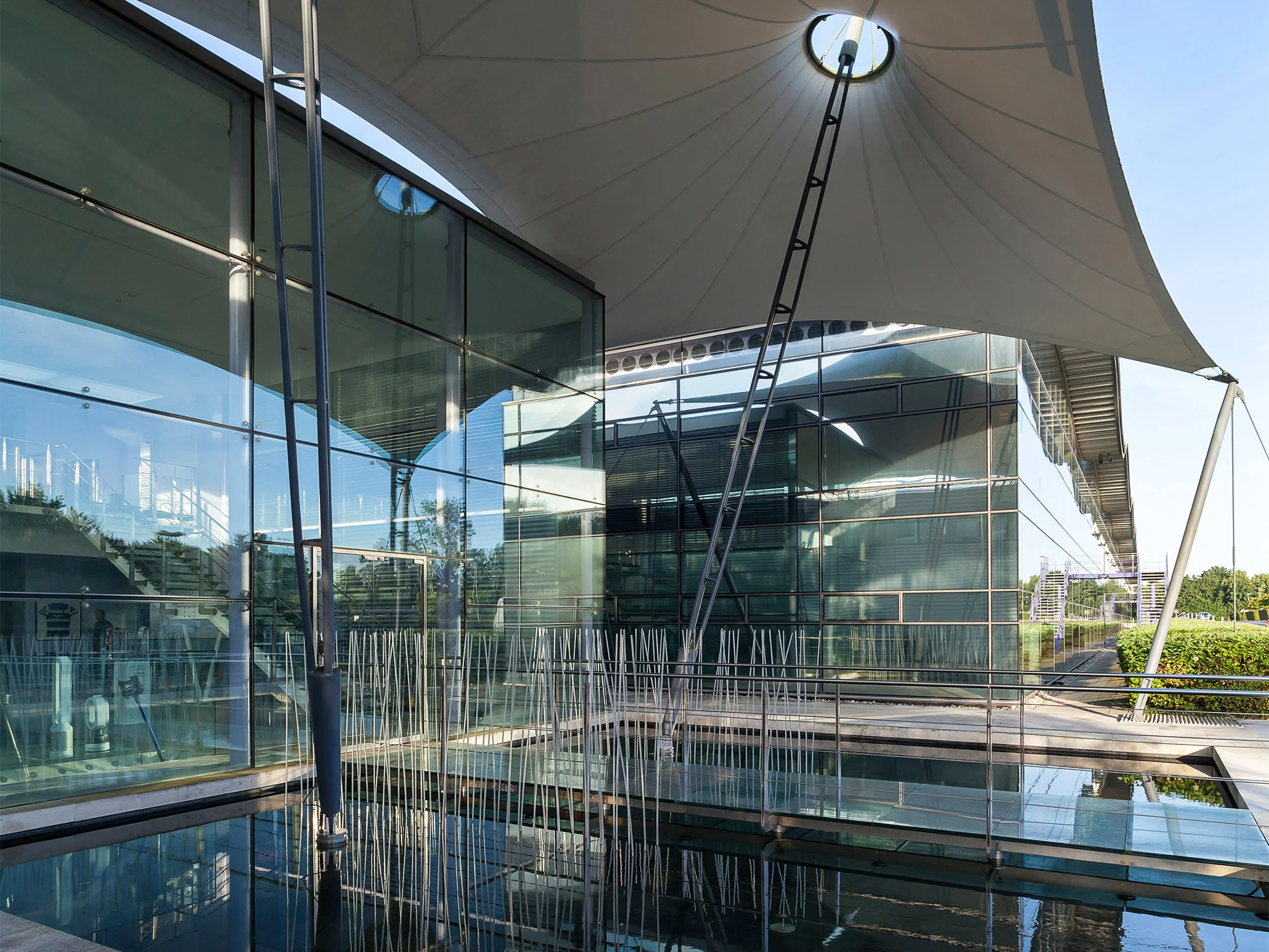 Exterior of Dyson Headquarters