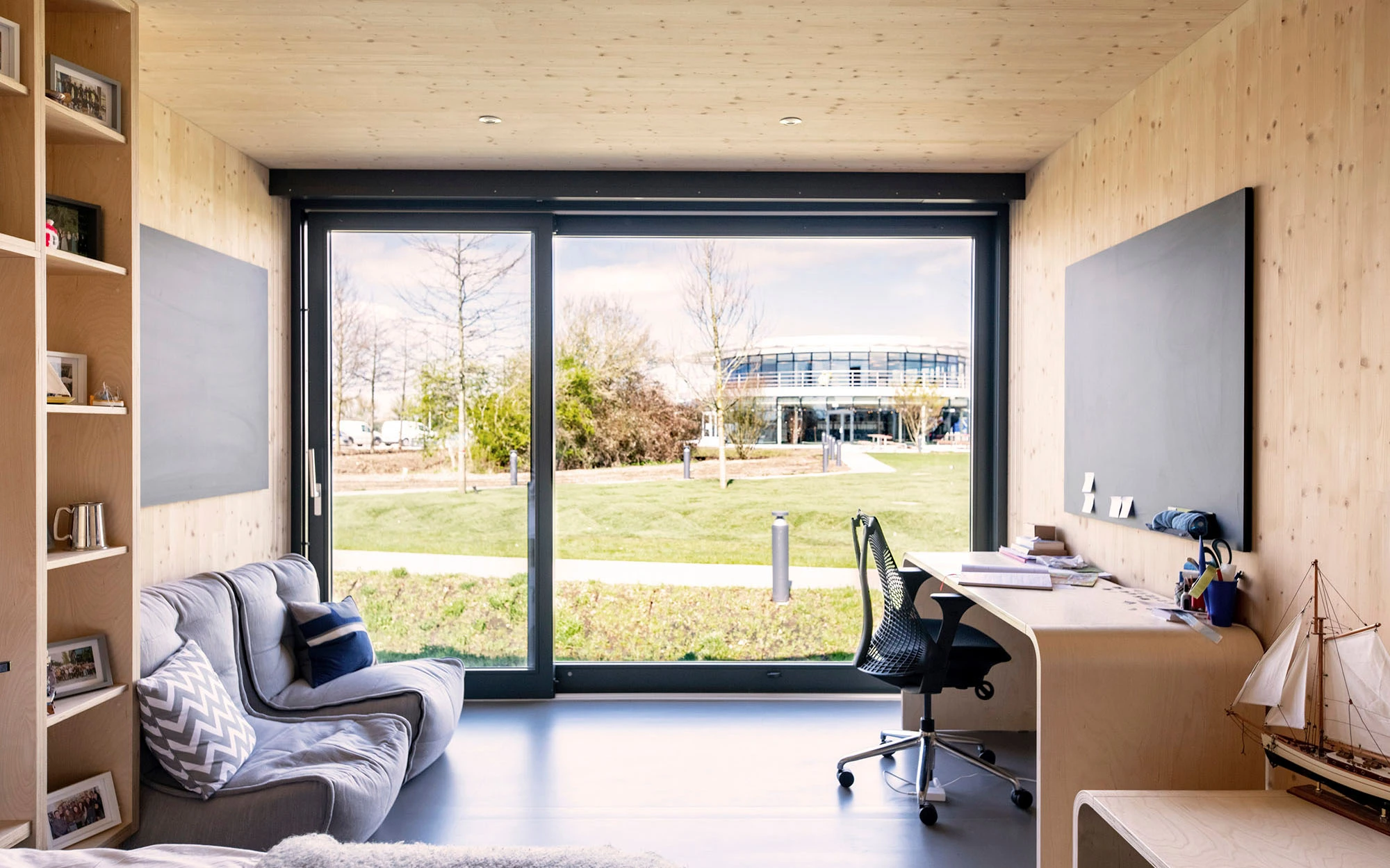 Interior residential units at the Dyson Institute of Engineering and Technology