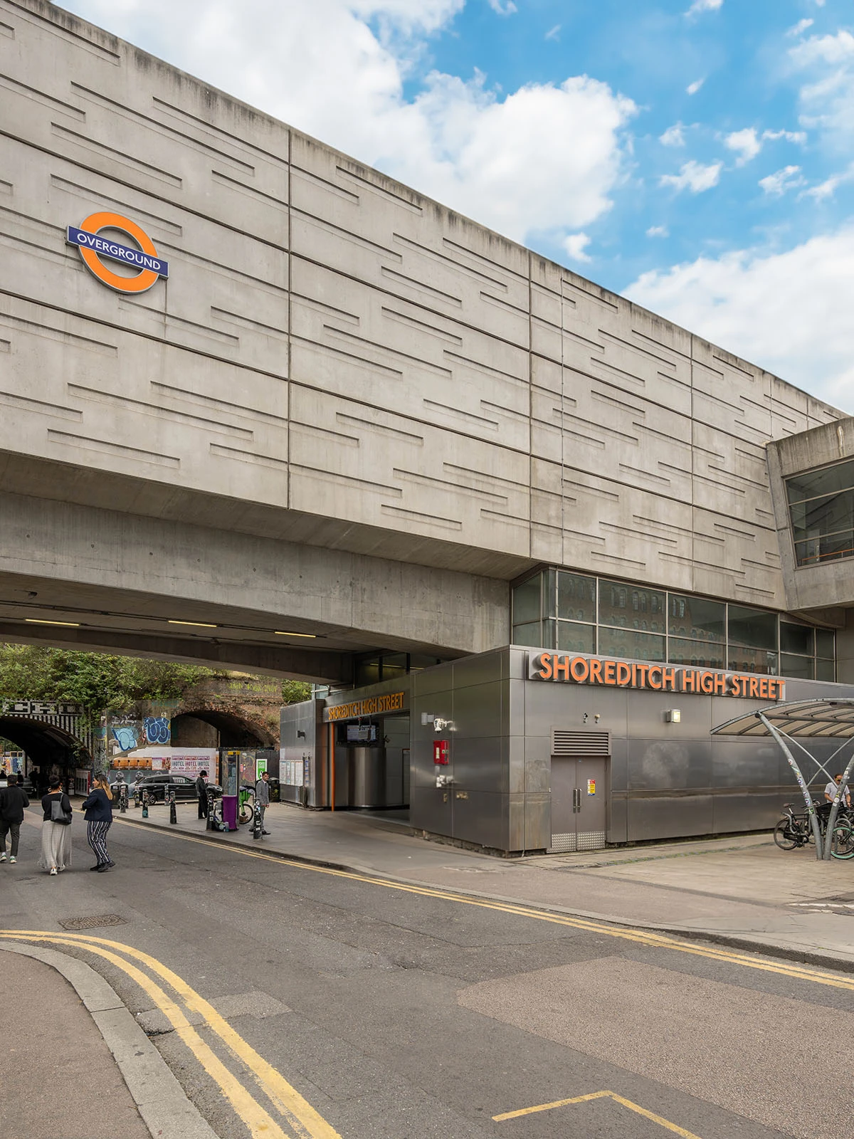 Exterior of Shoreditch Station