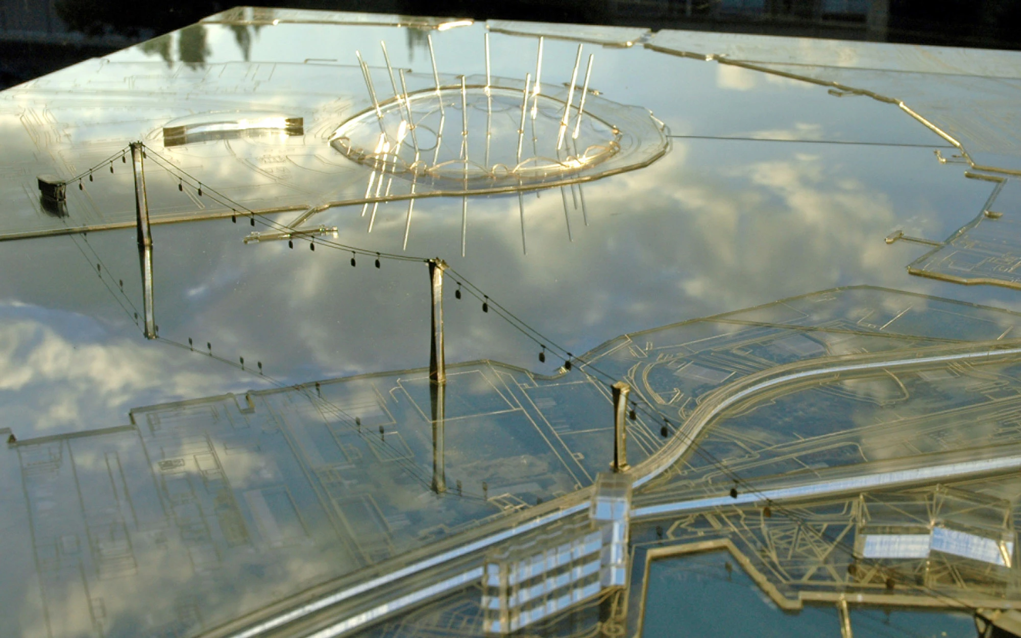 Model of Emirates Air Lines Cable Cars