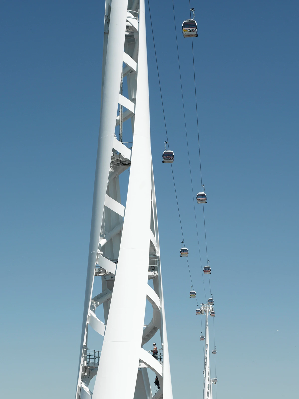 Emirates Air Lines Cable Cars detail