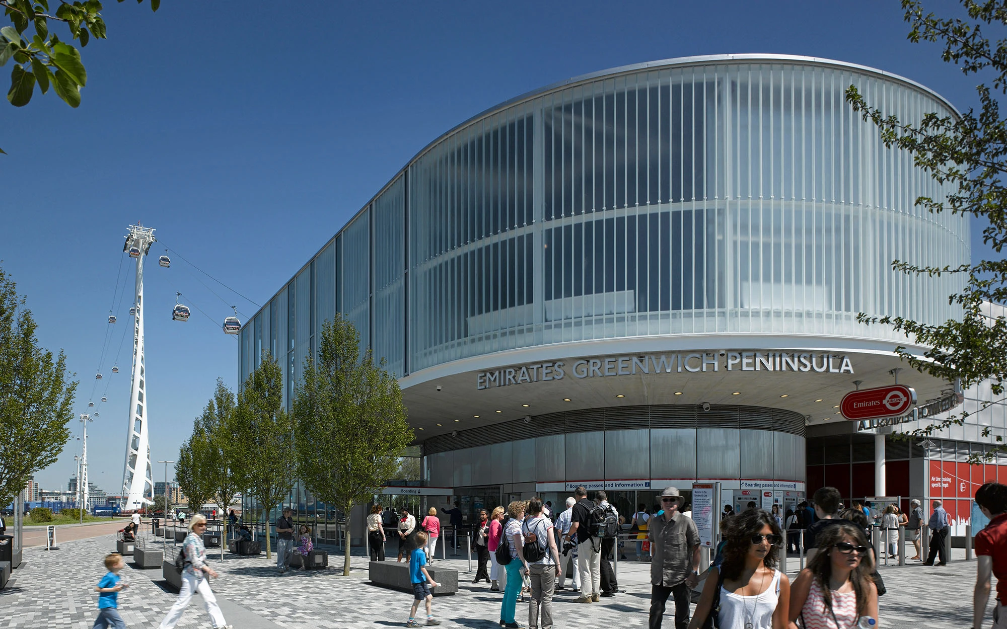 Entrance to the Emirates Airline Cable Cars
