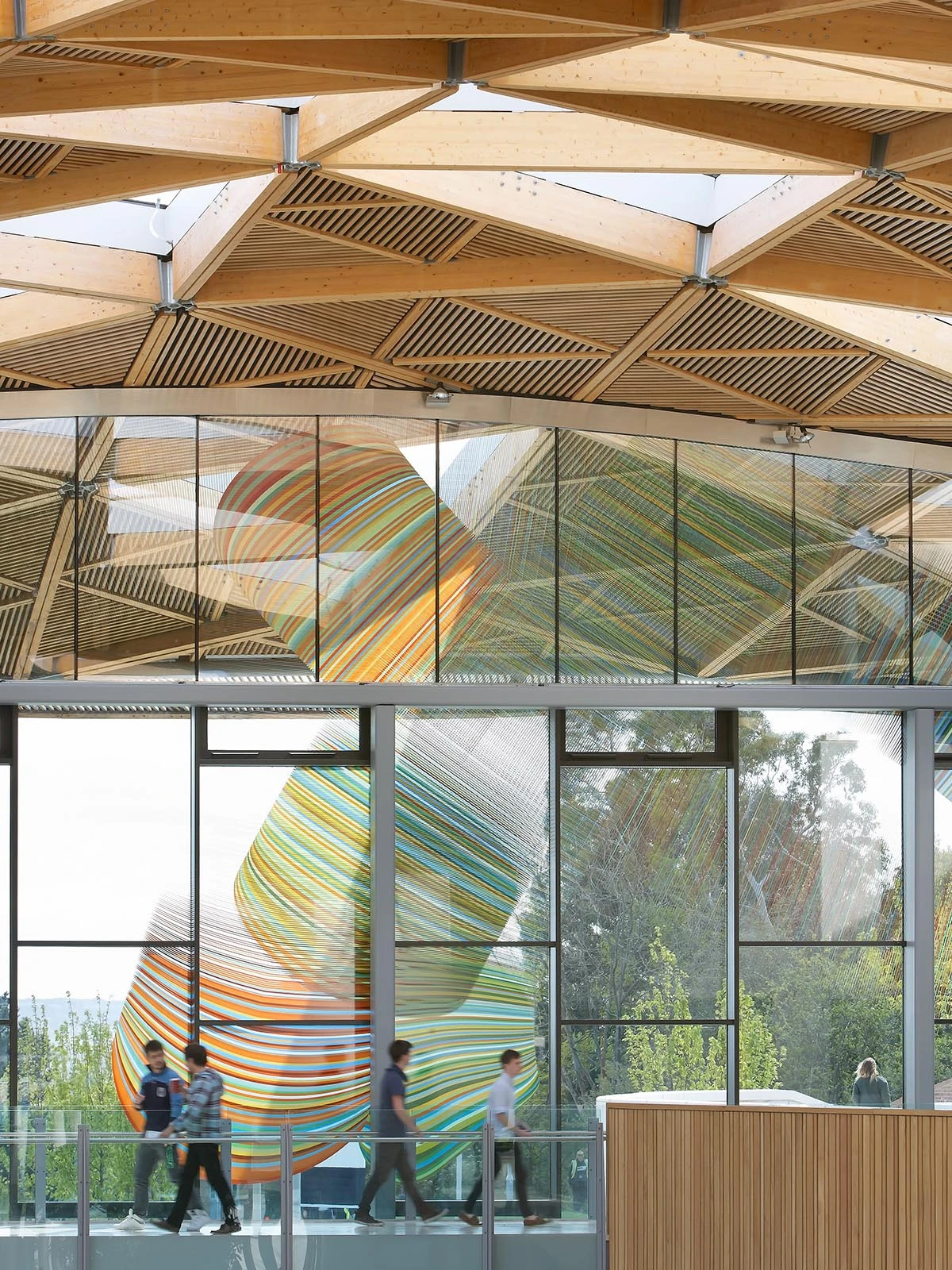 Interior of the Forum at the Exeter University