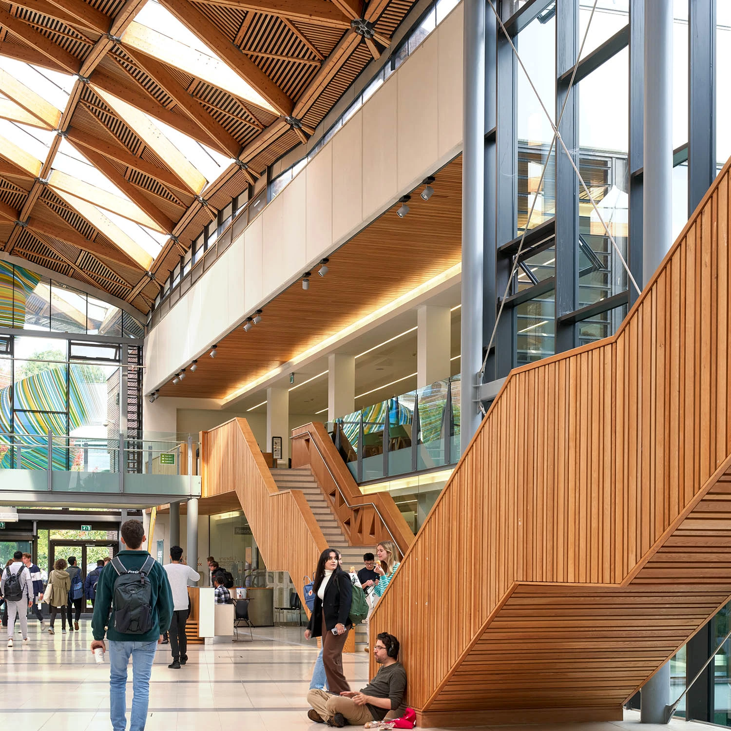 Interior of the Forum at the Exeter University