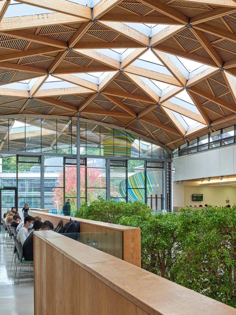 Interior of the Forum at the Exeter University