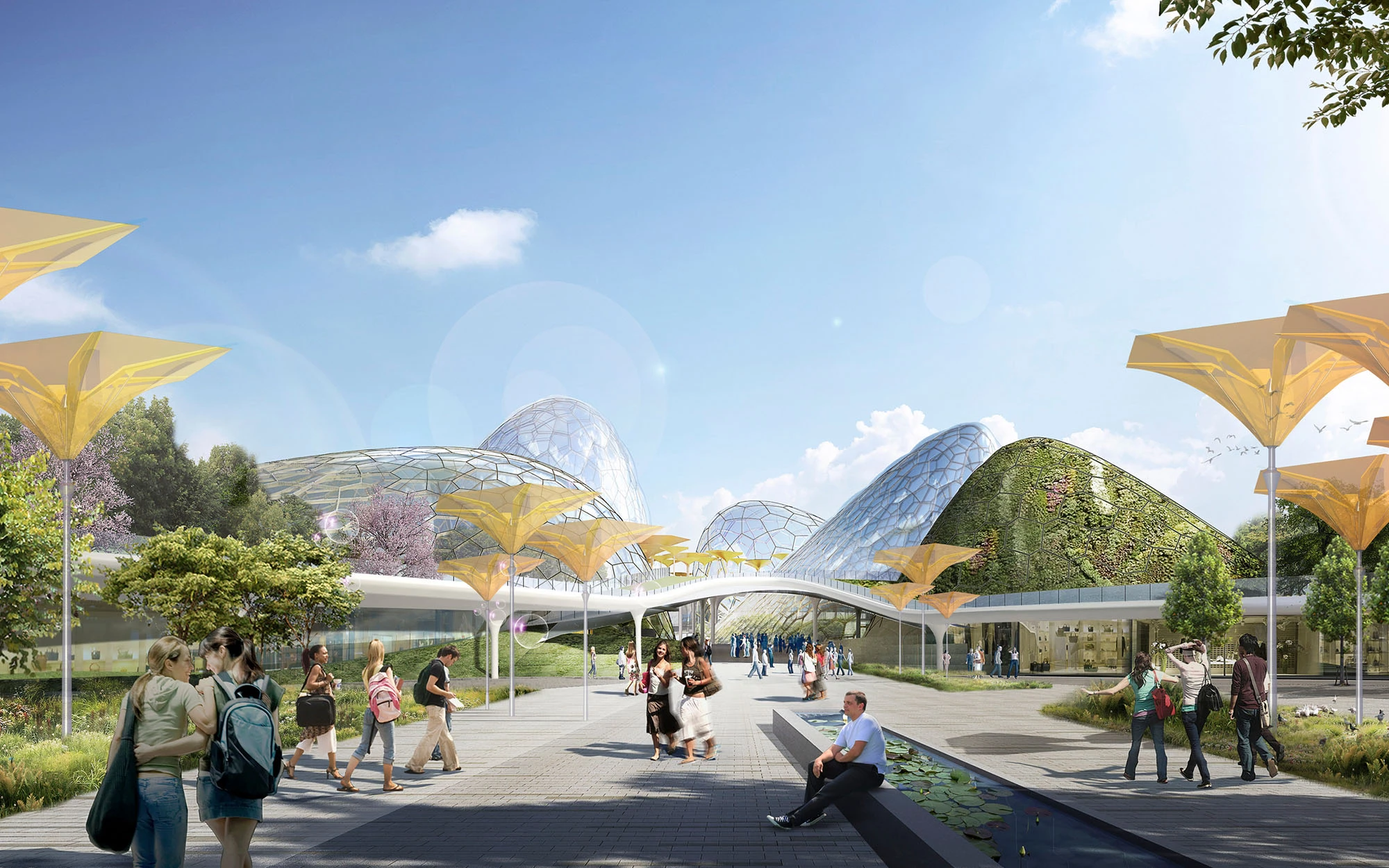 Exterior render of Friendship Park