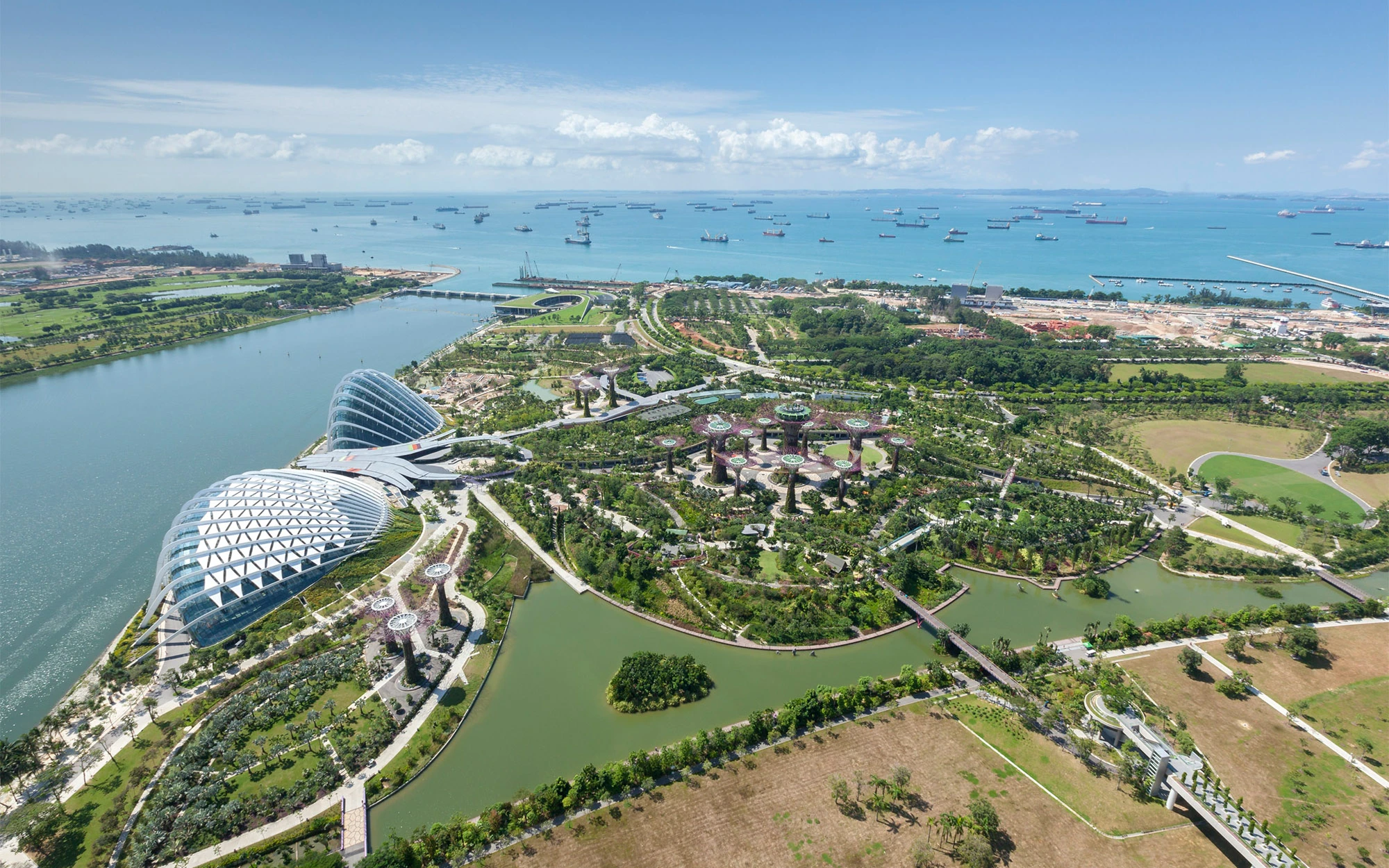 Aerial context image of Gardens by the Bay
