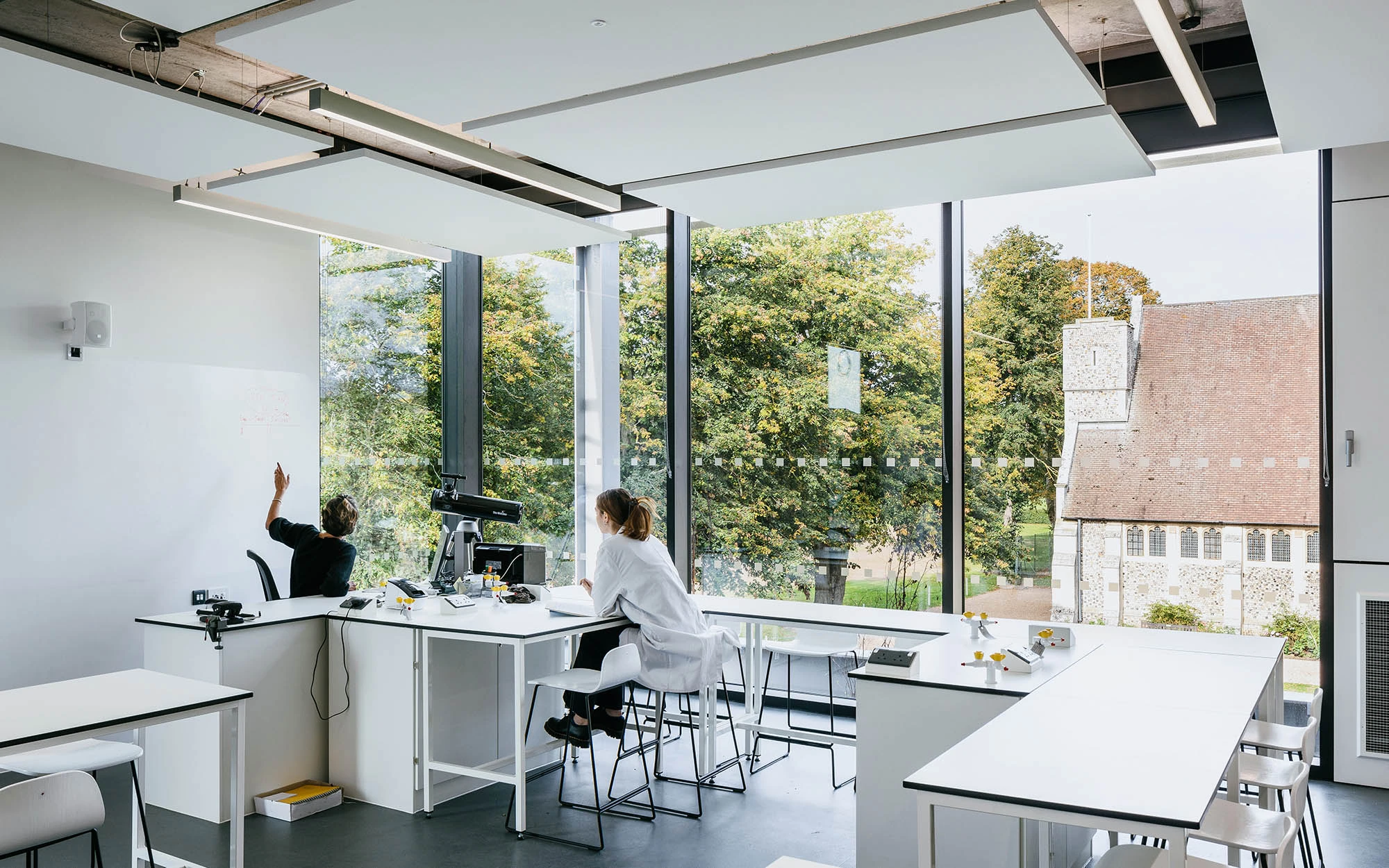 Classroom in Dyson Building at Gresham's School