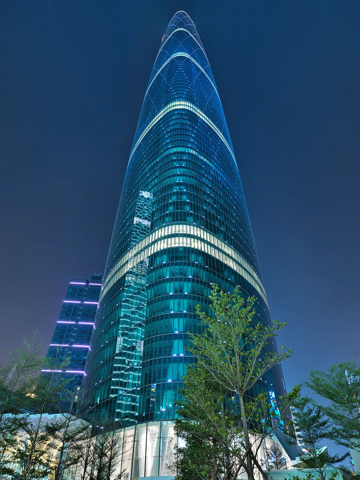 Exterior of Guangzhou International Finance Centre