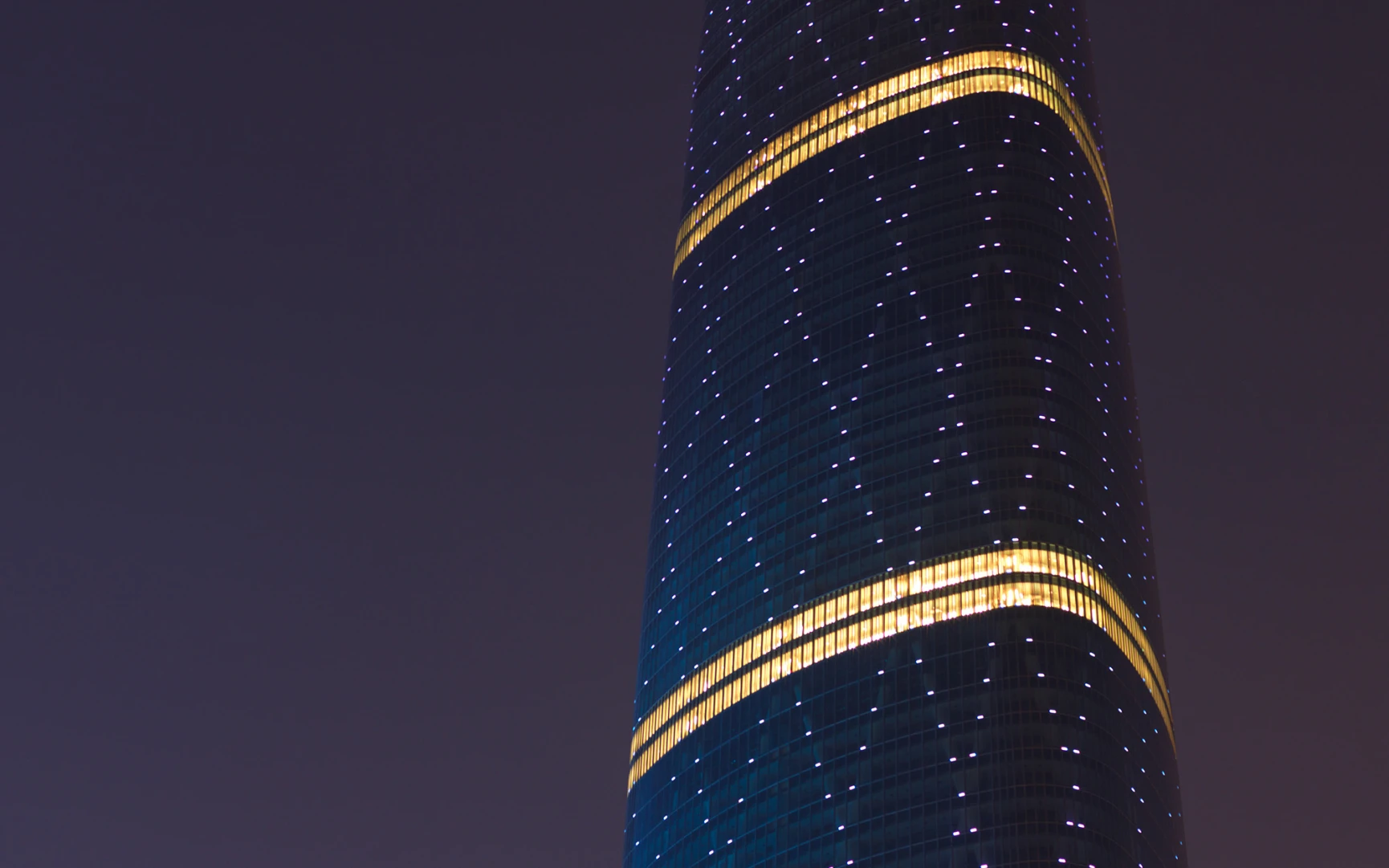 Exterior detail of Guangzhou International Finance Centre