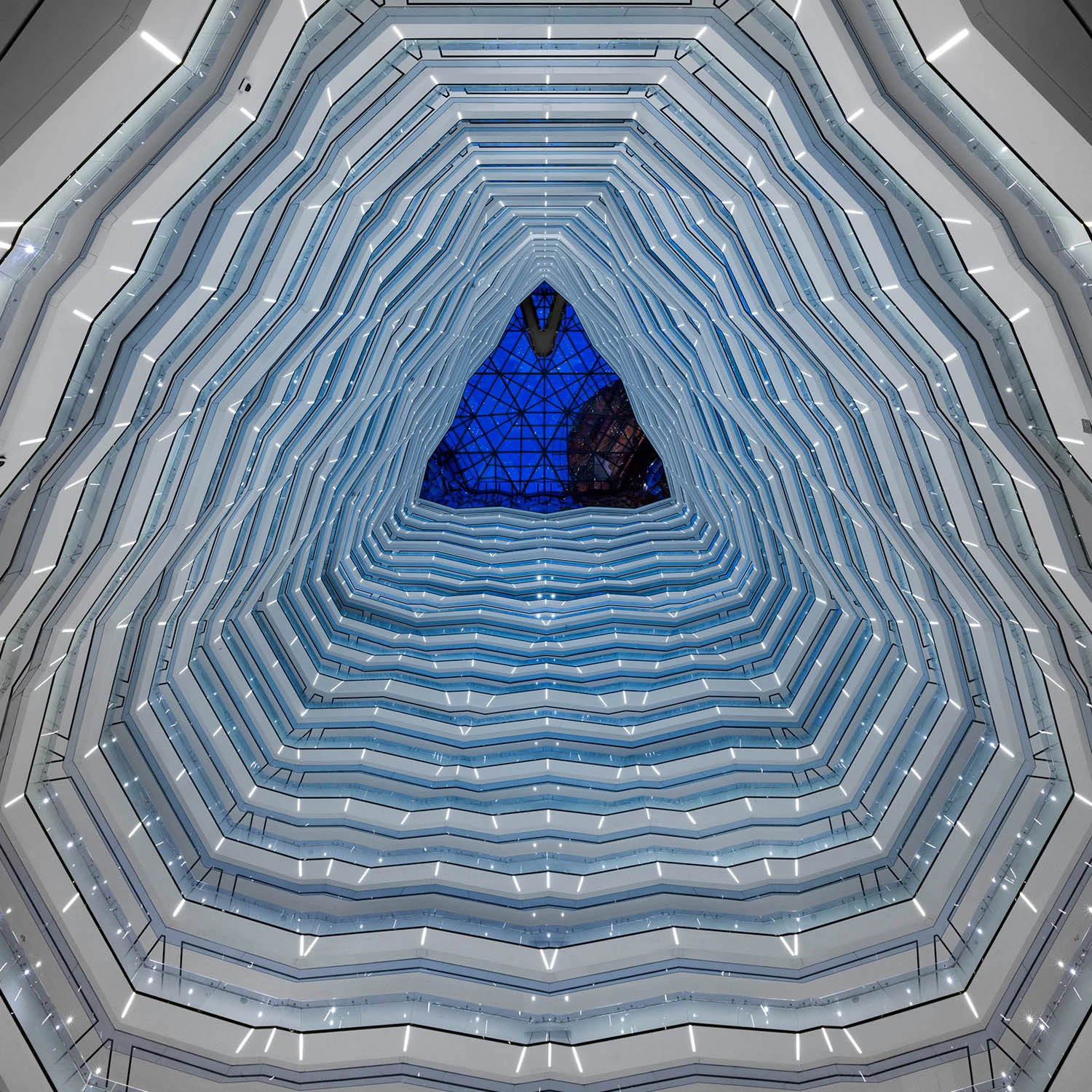 Atrium inside Guangzhou International Finance Centre