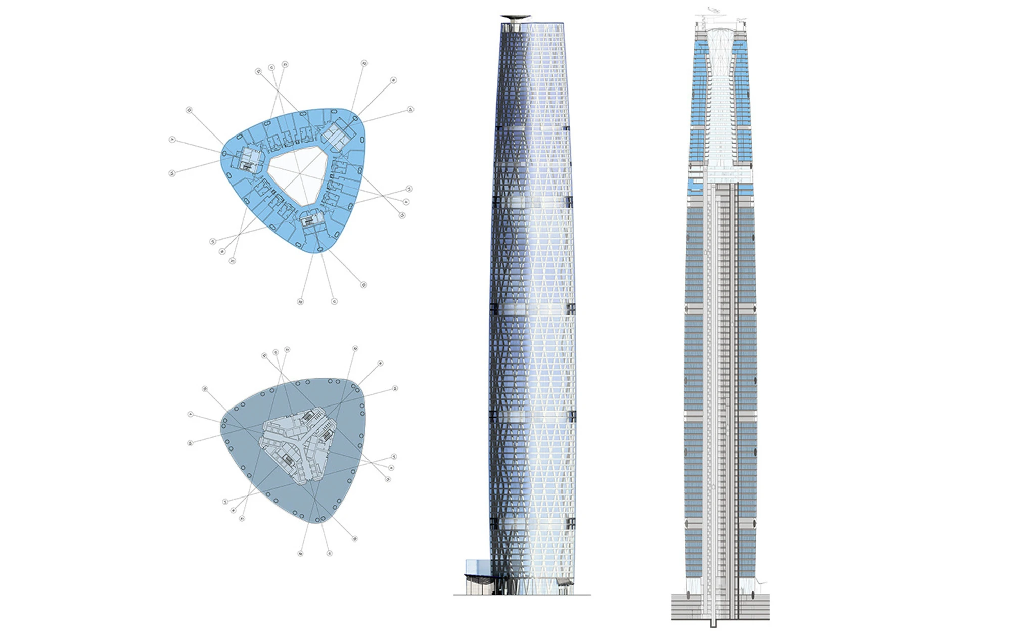 Diagram of Guangzhou International Finance Centre