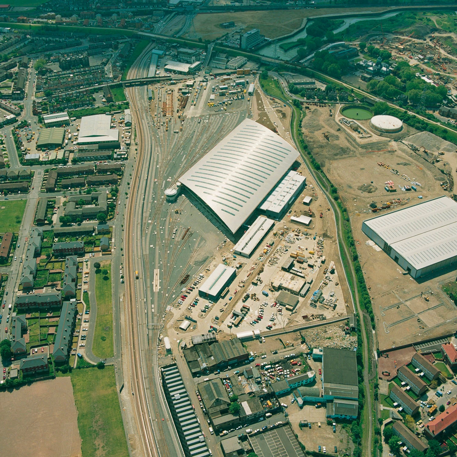 aerial of Stratford Market Depo