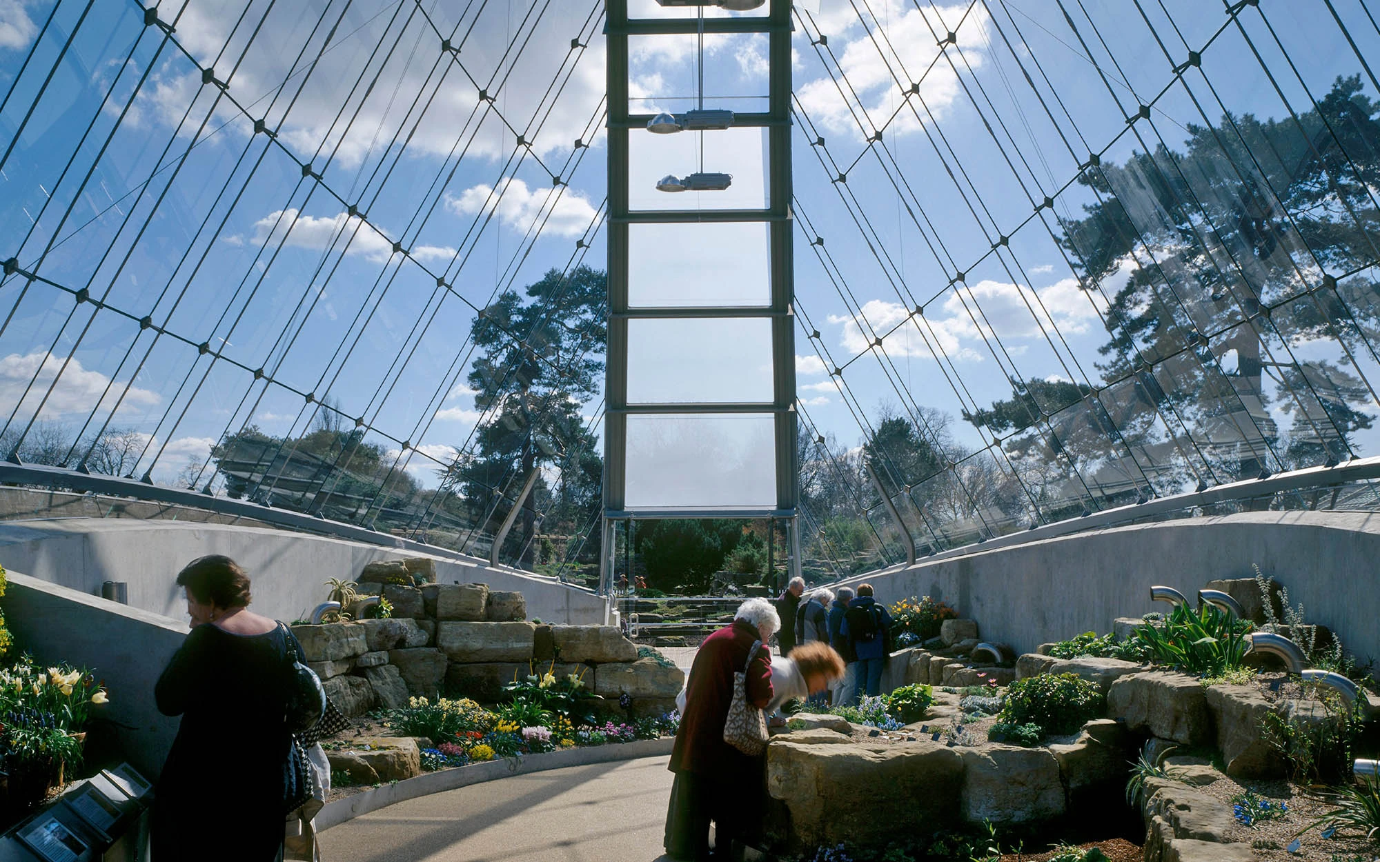 Interior of Alpine House at Kew Gardens