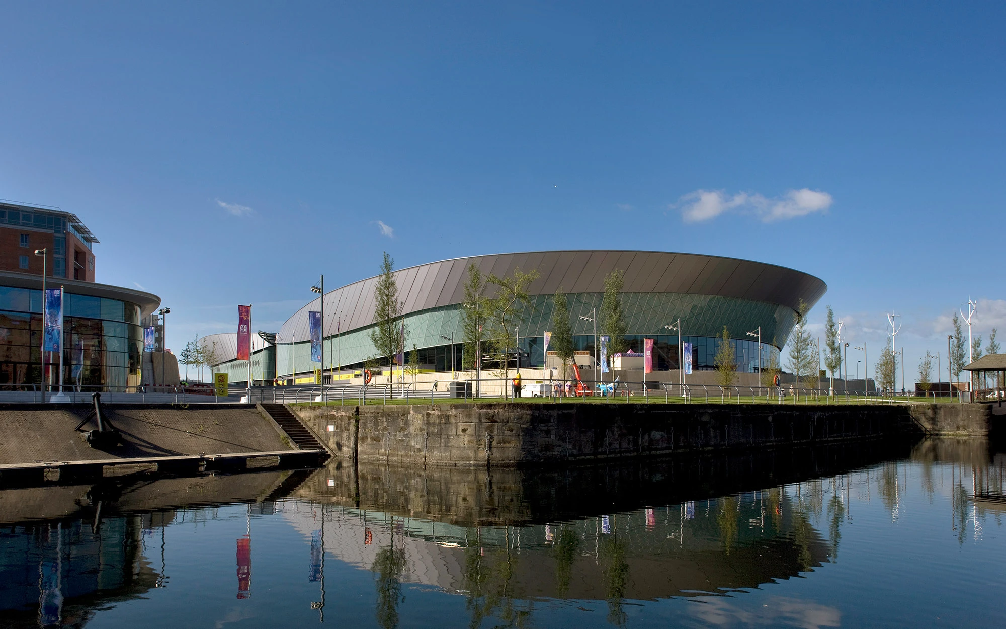 Exterior of Liverpool Arena
