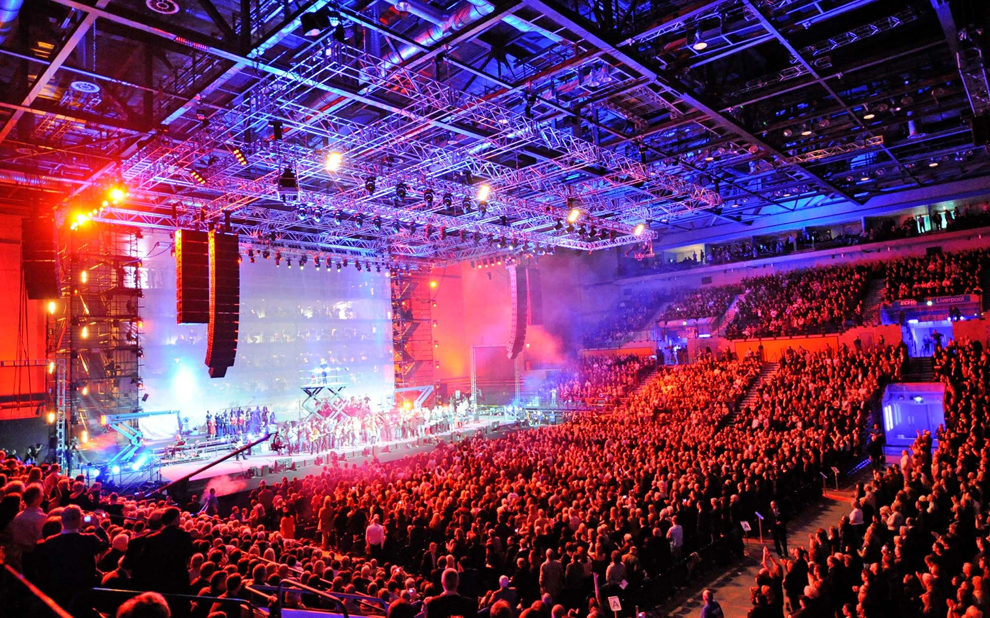 Interior of Liverpool Arena