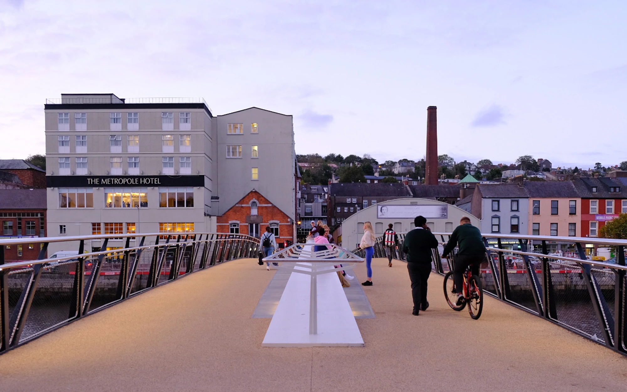 Bridge in city context