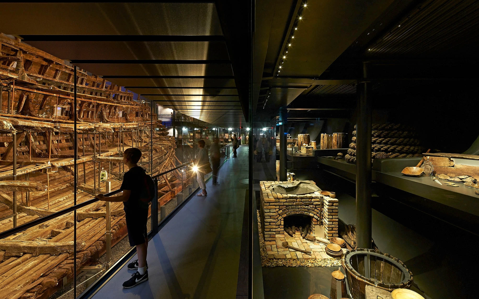 Interior of Mary Rose Museum