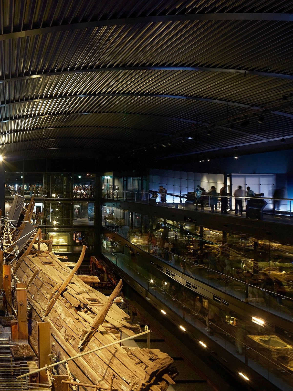 Interior of Mary Rose Museum