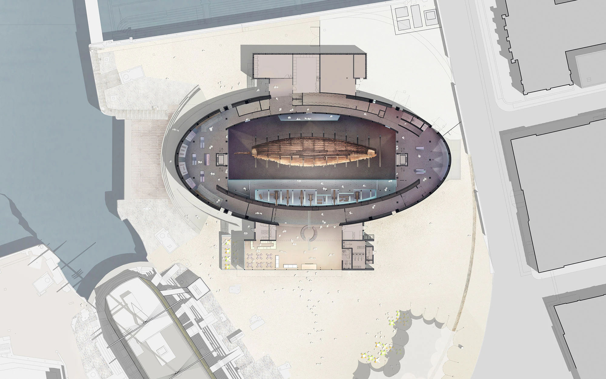 Diagram of Mary Rose Museum