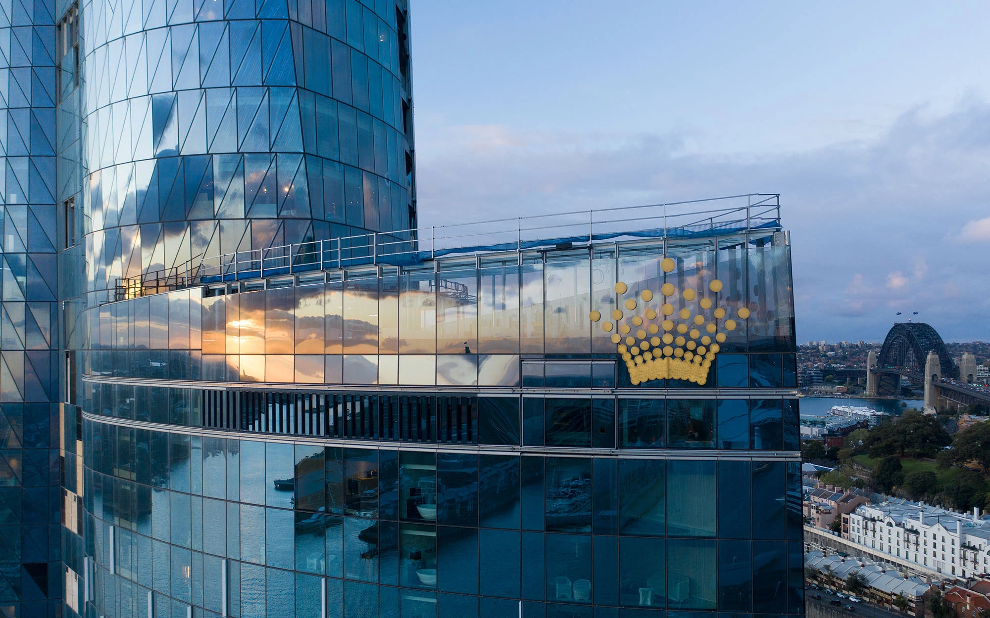 Exterior detail of One Barangaroo