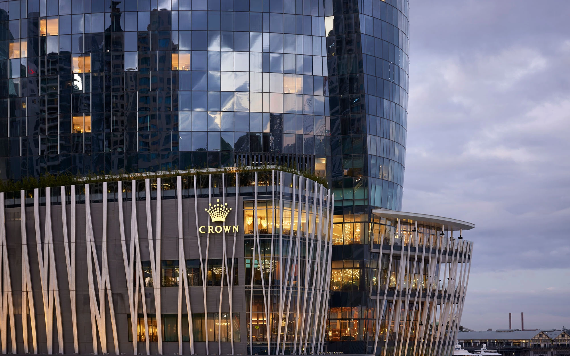 Exterior detail of One Barangaroo