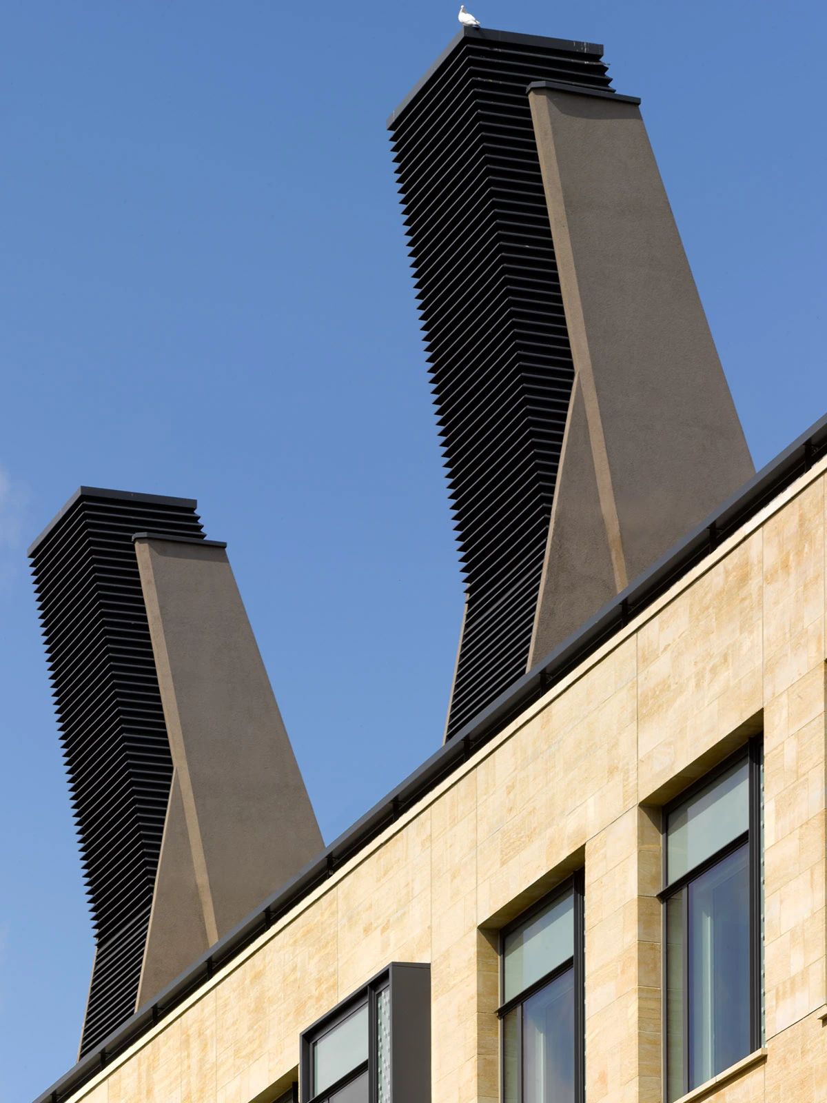 Exterior detail of the Earth Sciences Department at Oxford University