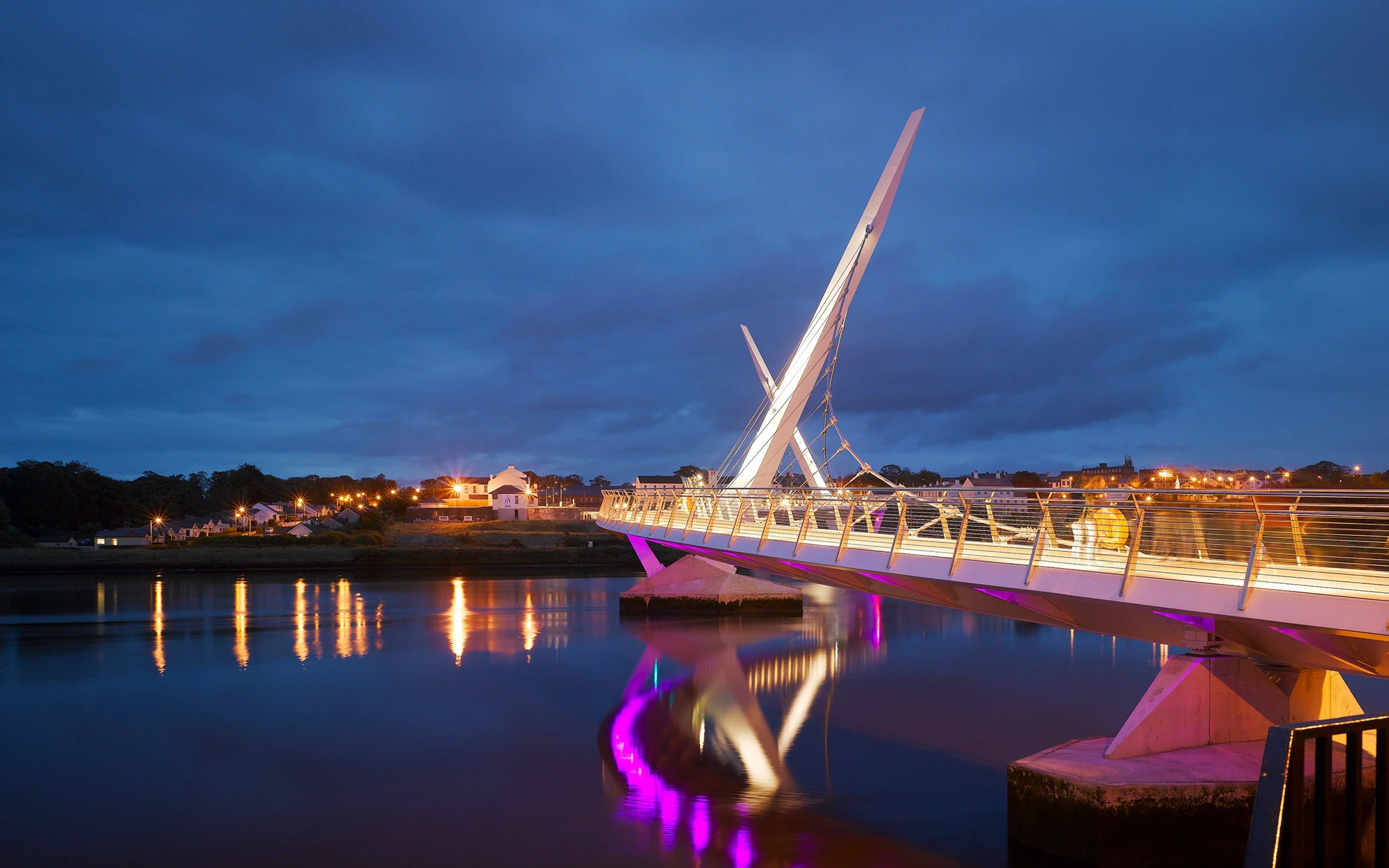 Exterior of the Peace Bridge